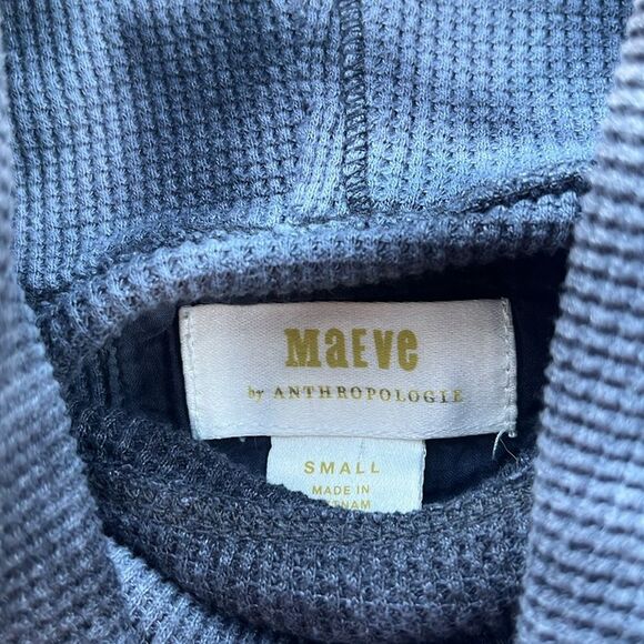 MAEVE ANTHROPOLOGIE Tie Dye Turtle Neck Thermal Small - Picture 3 of 3